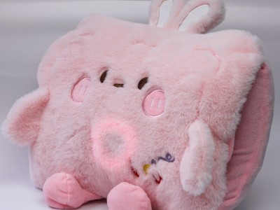 屋伴AI智能抱枕午睡枕 粉色小兔 内置Deepseek送女生孩子老人礼物图3