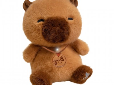 屋伴AI卡皮巴拉毛绒挂件智能语音对话电子宠物包挂车载陪伴摆件图2